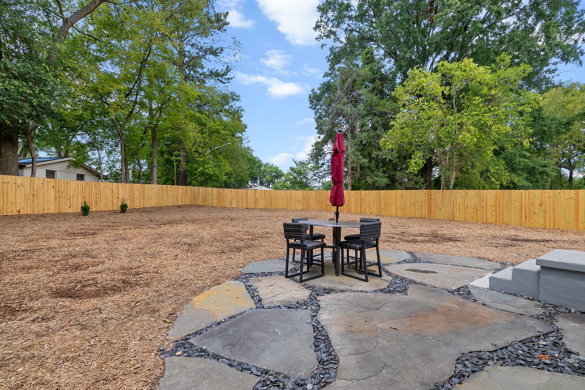 420 Peyton Street — Rear exterior & patio